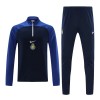 Al Nassr Training Sweatshirts Quarter-zip 2023-24 Blau Schwarz Für Herren